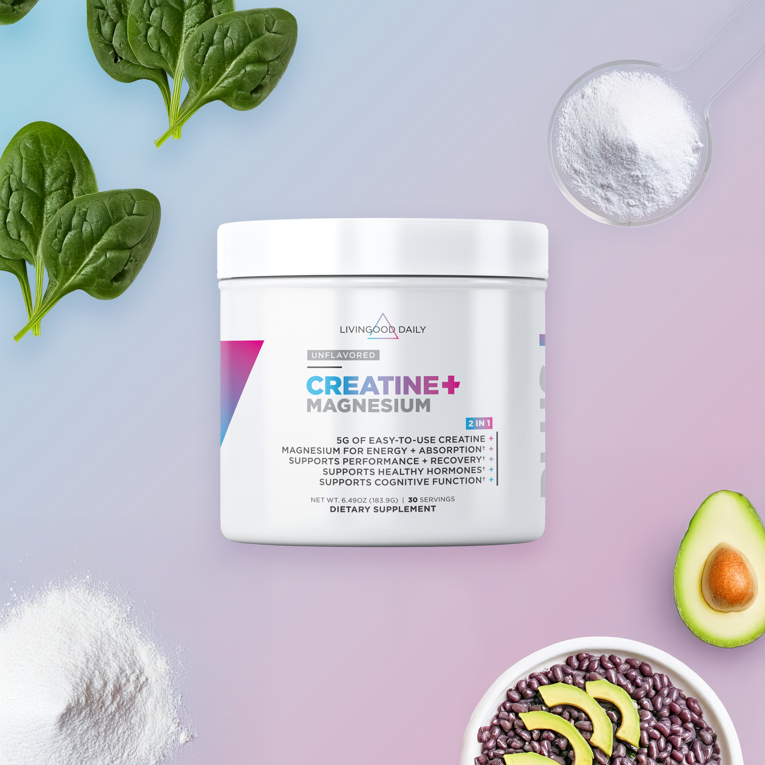 Livingood Daily Creatine + Magnesium Starter Offer