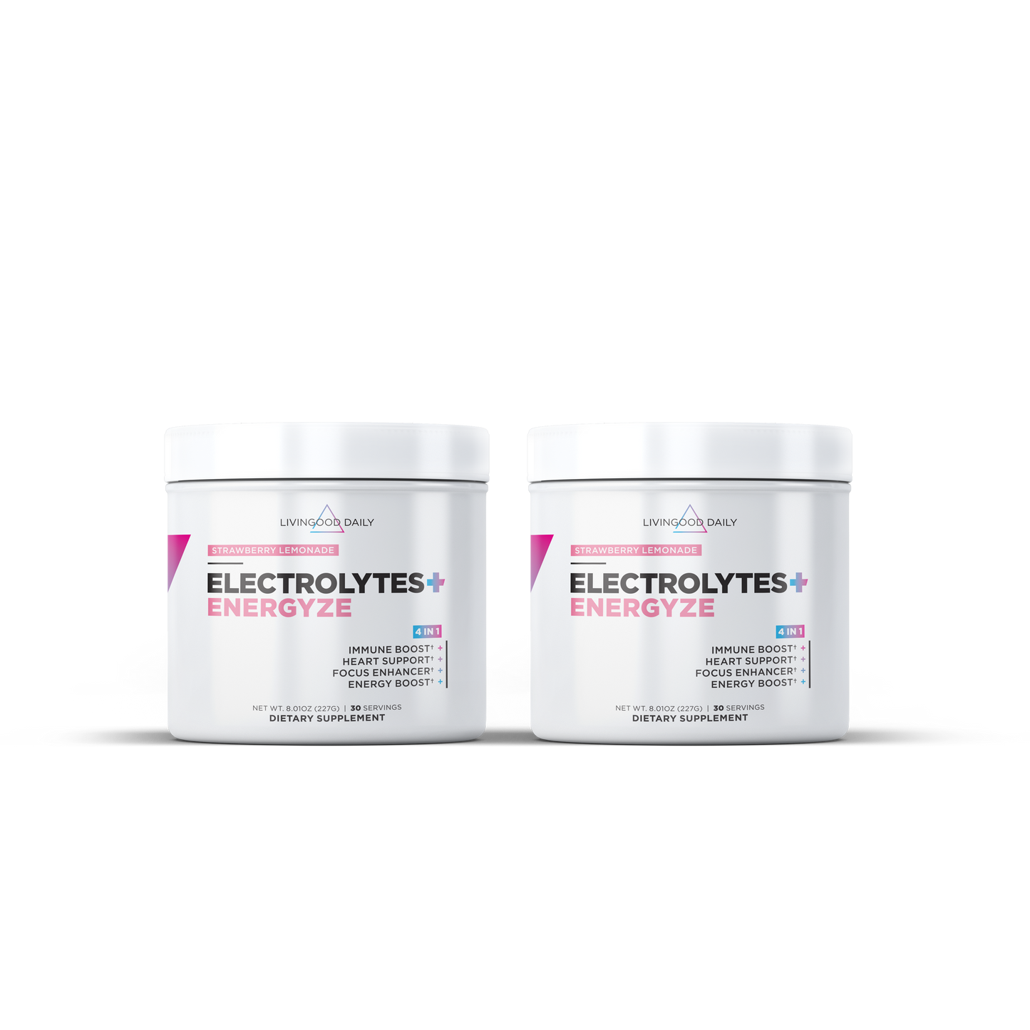 Livingood Daily Electrolytes + Energyze (Strawberry Lemonade)