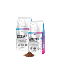 Livingood Daily Coffee + Moringa Ground Medium Roast - (2-Pack)