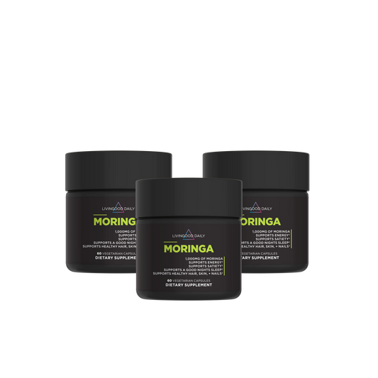 Livingood Daily Moringa Capsules (3-Pack)