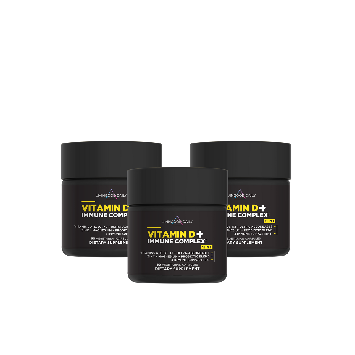 Livingood Daily Vitamin D + Immune Complex (3-pk)