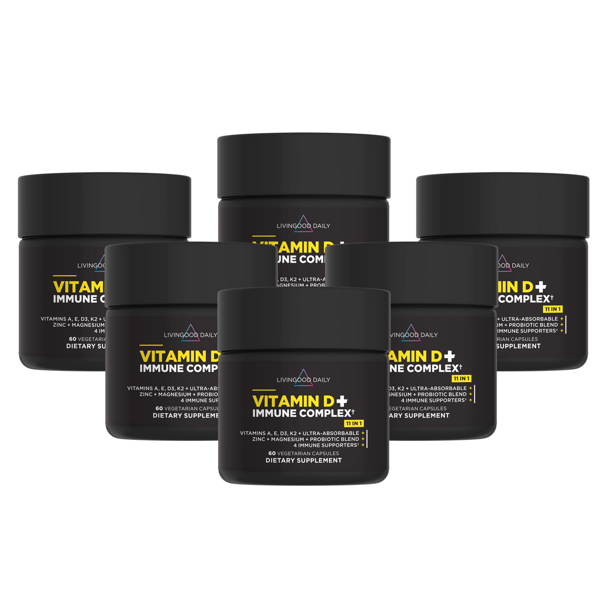 Livingood Daily Vitamin D + Immune Complex (6-pk)