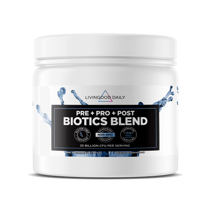 Livingood Daily prebiotics probiotics supplement container