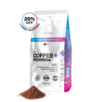 Livingood Daily Coffee + Moringa Ground Medium Roast - 1 Pack