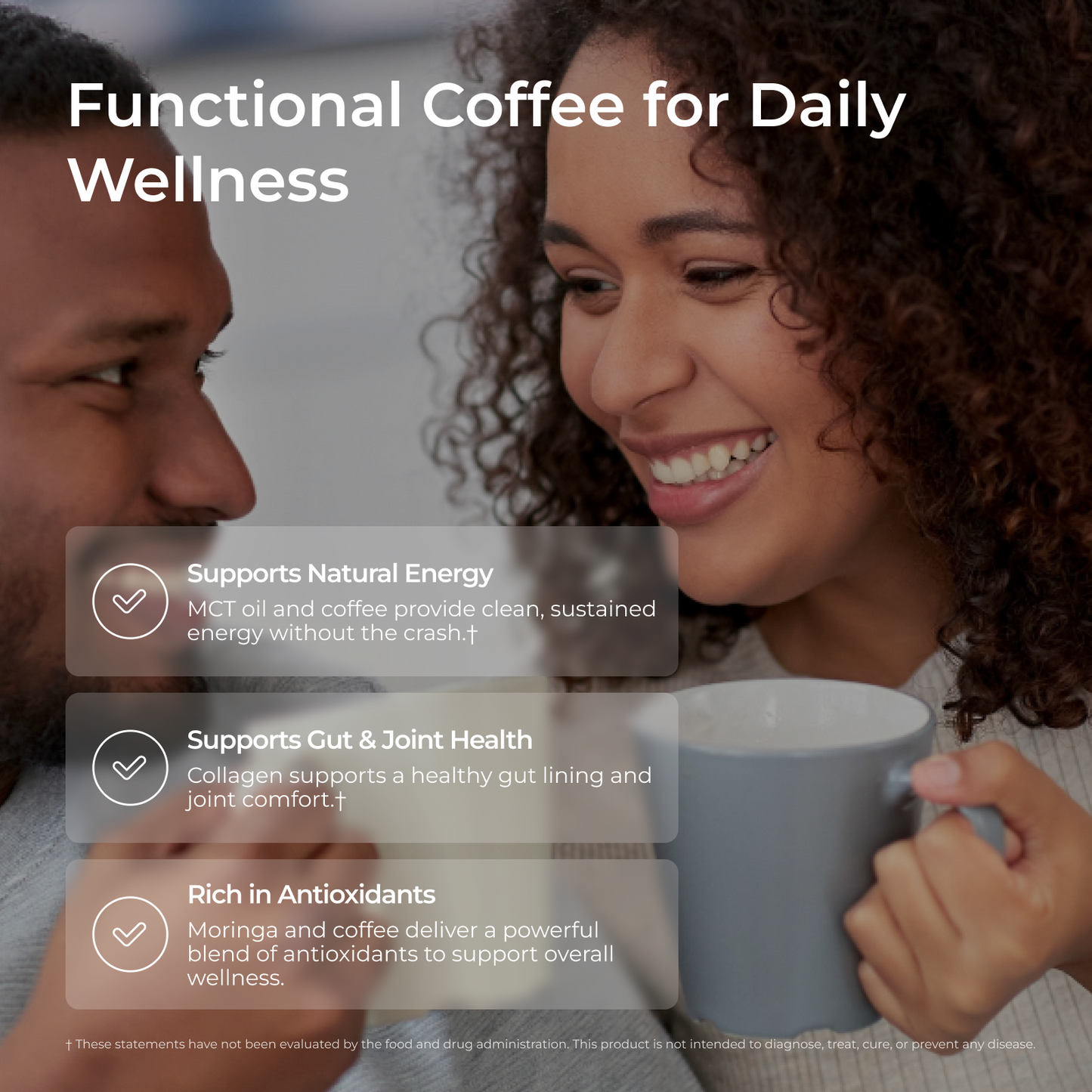Livingood Daily Instant Vanilla Collagen Coffee + Moringa