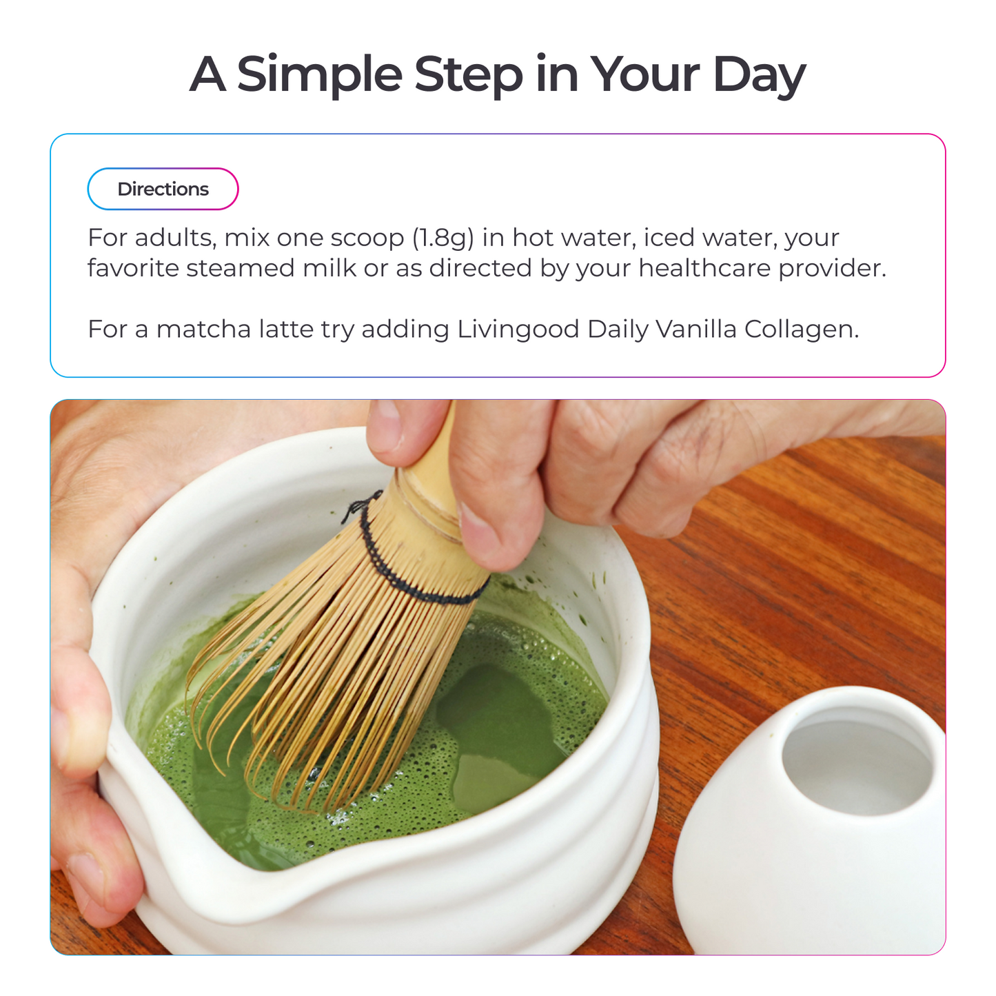 Livingood Daily Matcha + Moringa (2-Pack)