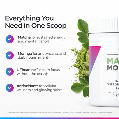 Livingood Daily Matcha + Moringa (2-Pack)