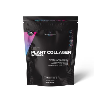 Chocolate Plant Collagen Powder Packaging Vegan Collagen Booster Dietary Supplement