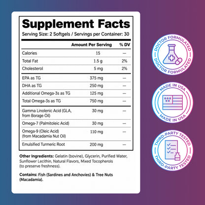 Livingood Daily Omegas + Turmeric